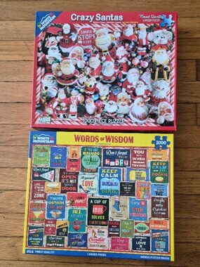 2--- 1000 Piece Jigsaw Puzzles by White Mountain